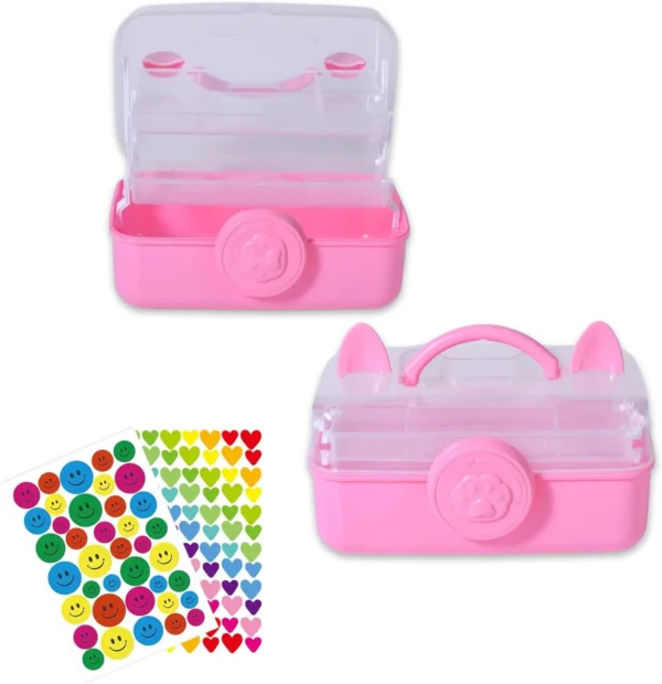 Pink Paws Storage Case