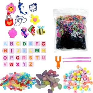 Colorful Rubber Loom Bands Kit